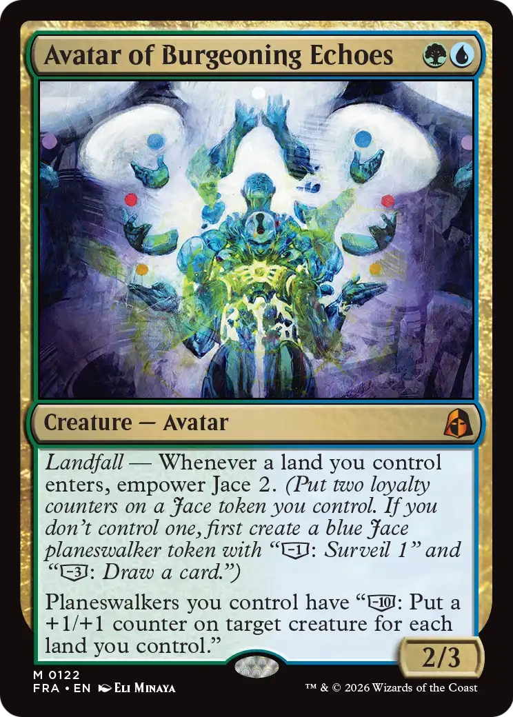 Avatar of Burgeoning Echoes [Reality Fracture] MTG Single Magic: The Gathering  | Multizone: Comics And Games