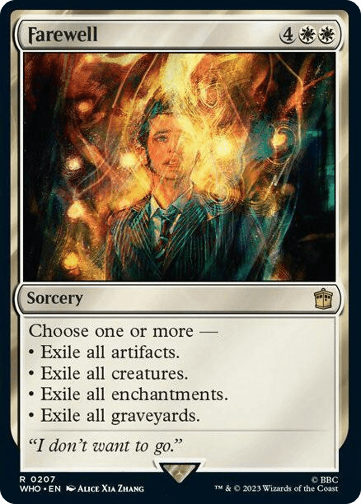 Farewell [Doctor Who] MTG Single Magic: The Gathering  | Multizone: Comics And Games