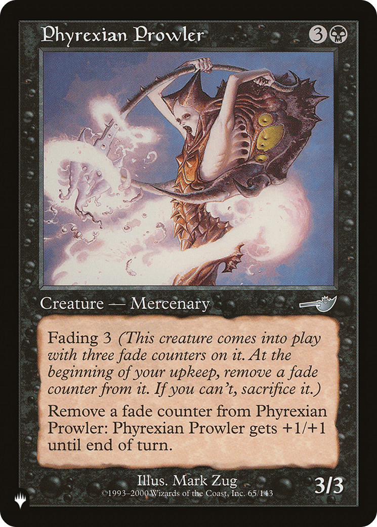 Phyrexian Prowler [The List] MTG Single Magic: The Gathering  | Multizone: Comics And Games