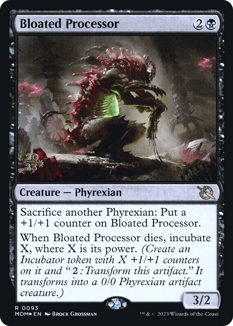 Bloated Processor [March of the Machine Prerelease Promos] MTG Single Magic: The Gathering  | Multizone: Comics And Games