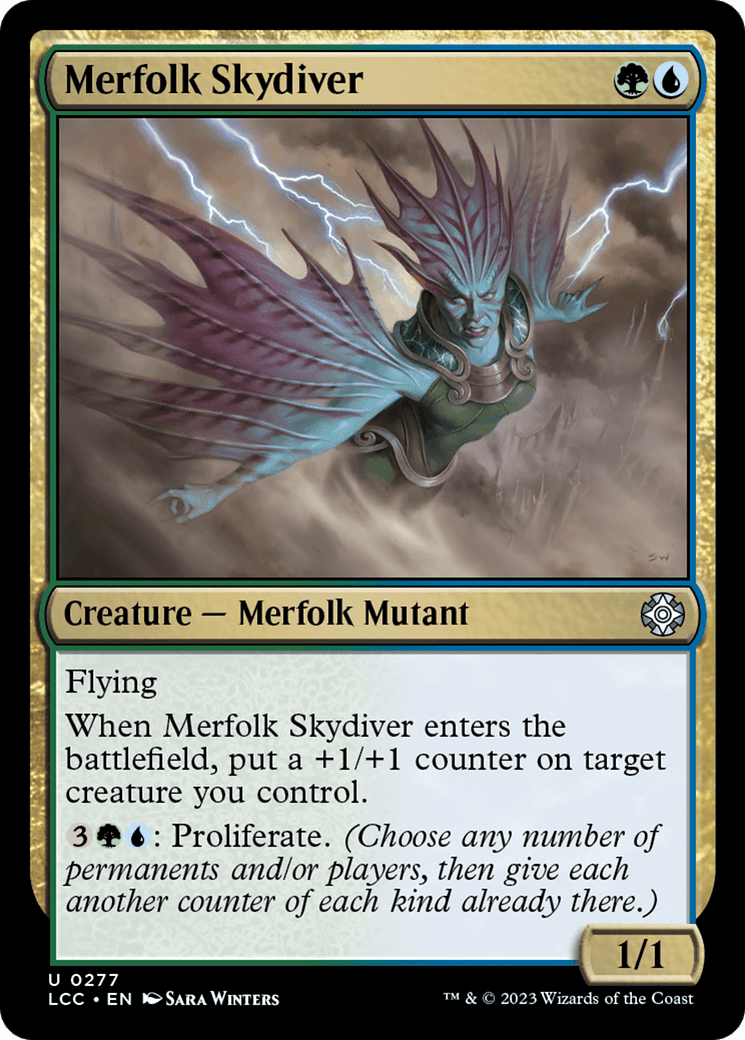 Merfolk Skydiver [The Lost Caverns of Ixalan Commander] MTG Single Magic: The Gathering  | Multizone: Comics And Games