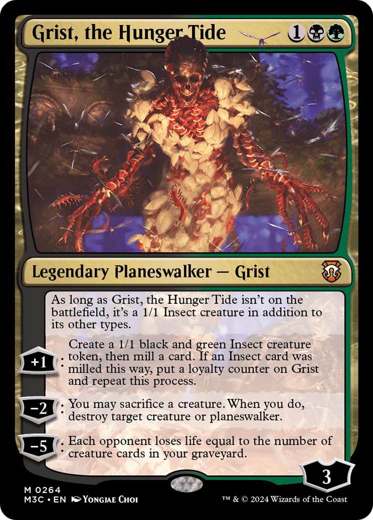 Grist, the Hunger Tide (Ripple Foil) [Modern Horizons 3 Commander] | Multizone: Comics And Games