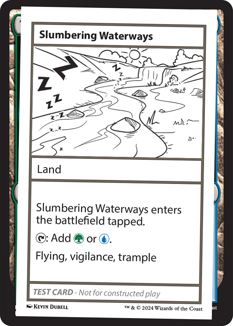Slumbering Waterways [Mystery Booster 2 Playtest Cards] MTG Single Magic: The Gathering  | Multizone: Comics And Games