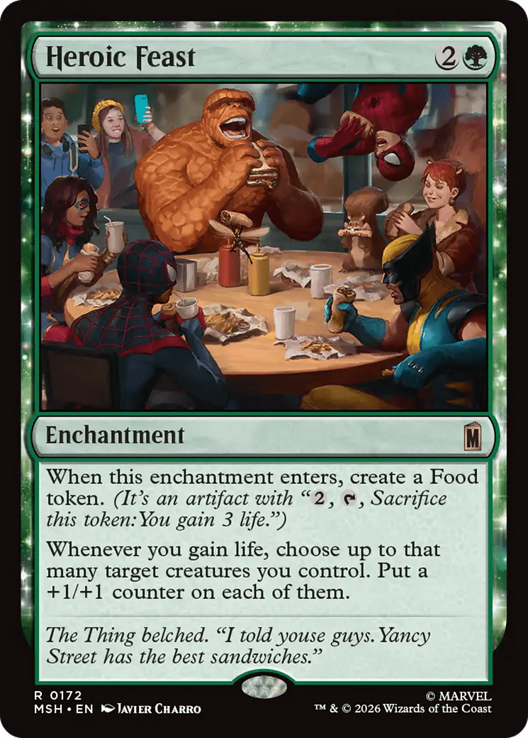 Heroic Feast [Marvel Super Heroes] MTG Single Magic: The Gathering  | Multizone: Comics And Games