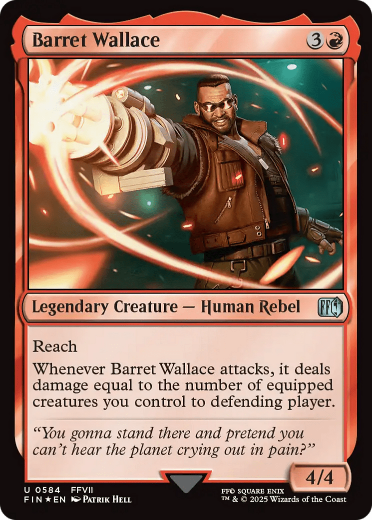 Barret Wallace (Surge Foil) [FINAL FANTASY] MTG Single Magic: The Gathering  | Multizone: Comics And Games