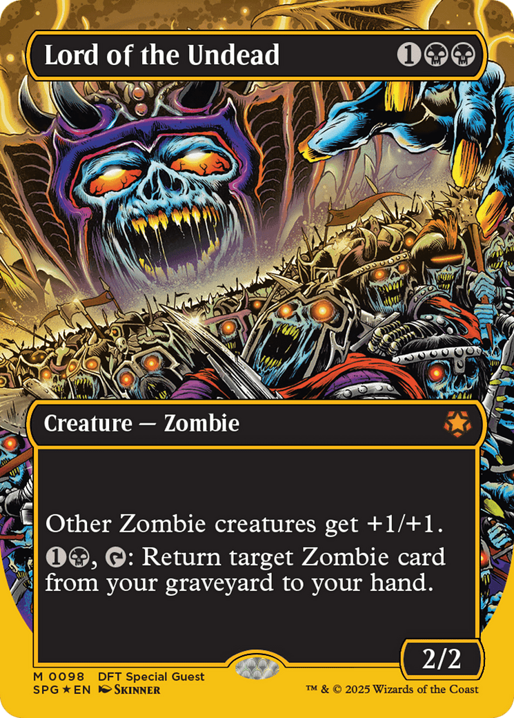 Lord of the Undead (Borderless) (First-Place Foil) [Aetherdrift Special Guests] MTG Single Magic: The Gathering  | Multizone: Comics And Games