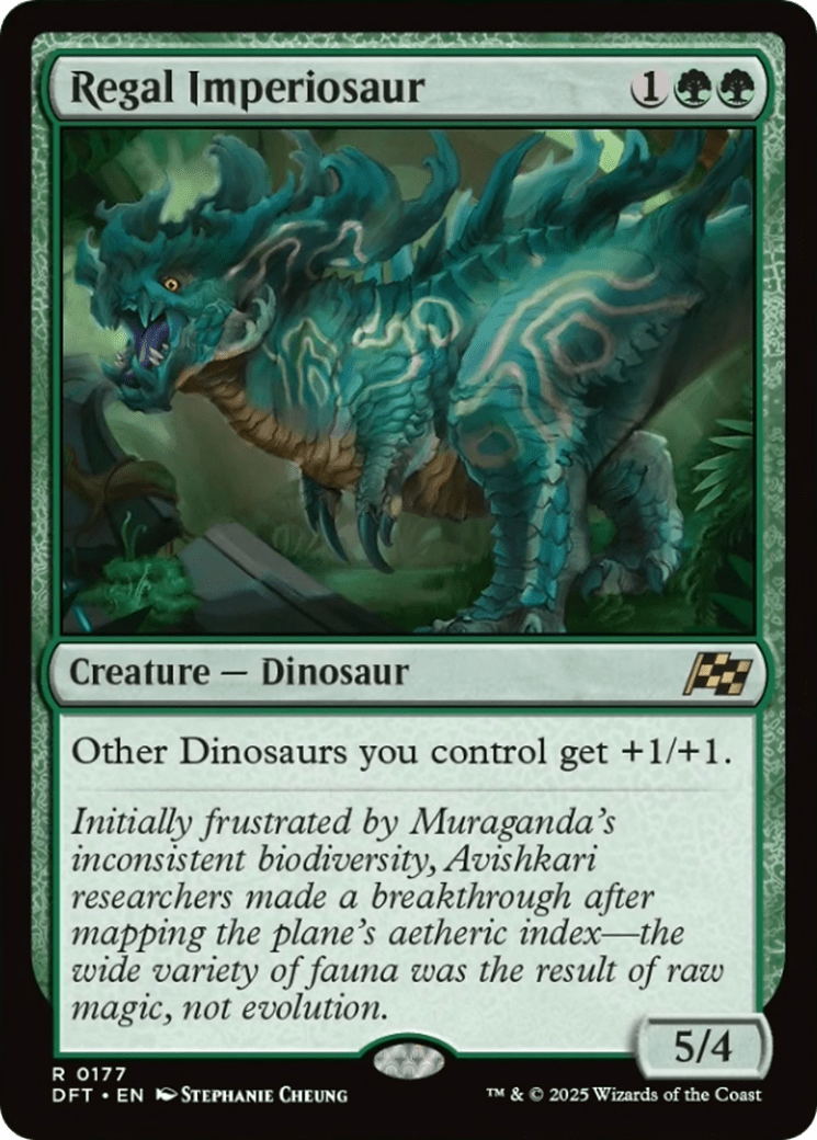 Regal Imperiosaur [Aetherdrift] MTG Single Magic: The Gathering  | Multizone: Comics And Games