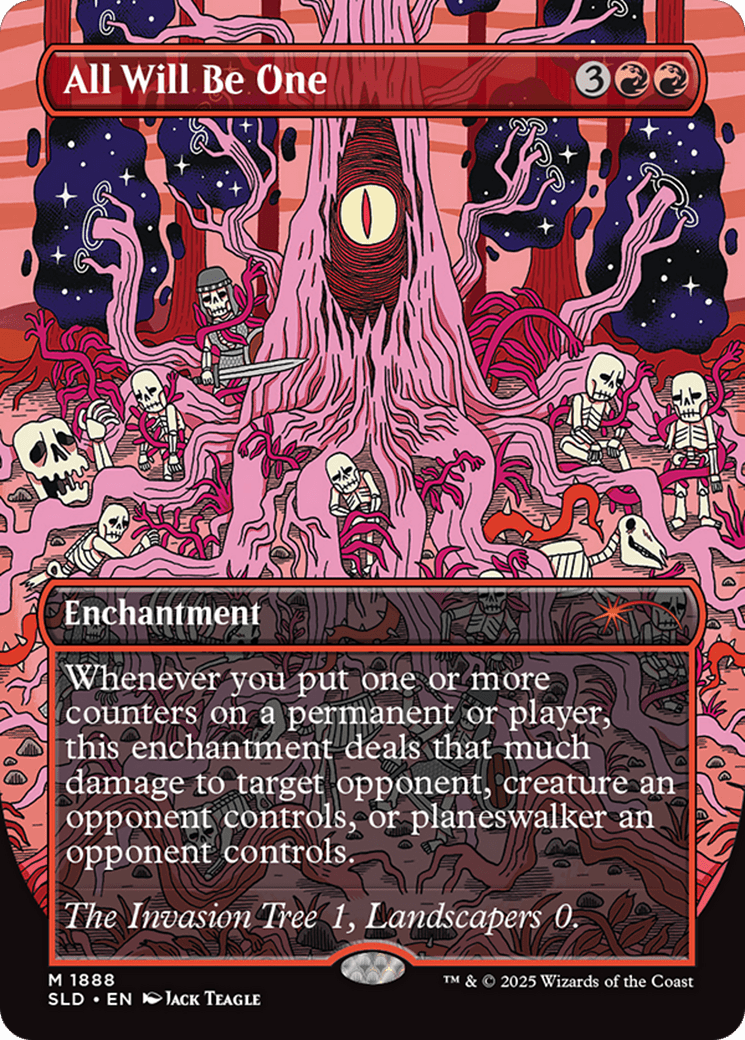 All Will Be One (Rainbow Foil) [Secret Lair Drop Series] MTG Single Magic: The Gathering  | Multizone: Comics And Games
