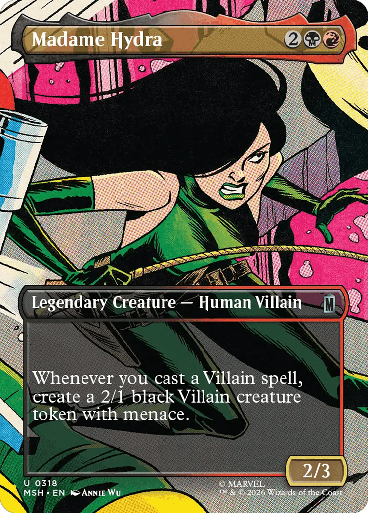 Madame Hydra (Borderless) [Marvel Super Heroes] MTG Single Magic: The Gathering  | Multizone: Comics And Games