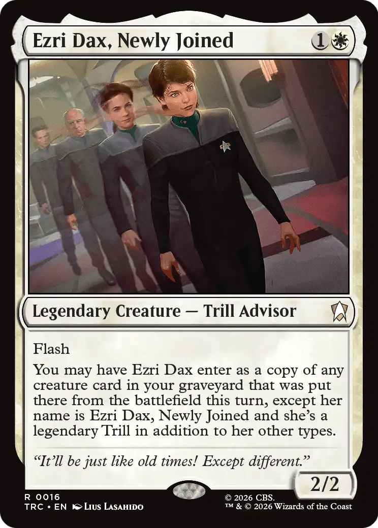 Ezri Dax, Newly Joined (Surge Foil) [Star Trek Commander] MTG Single Magic: The Gathering  | Multizone: Comics And Games