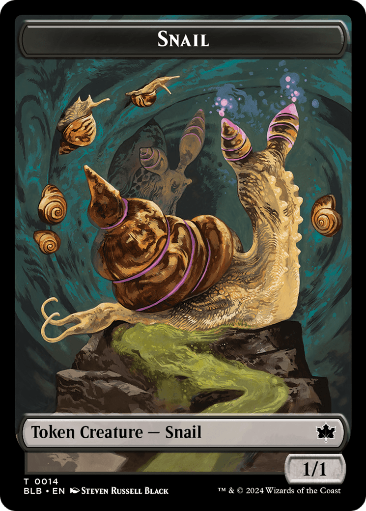 Snail Token [Bloomburrow Tokens] MTG Single Magic: The Gathering  | Multizone: Comics And Games