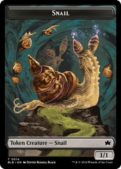 Snail // Thundertrap Trainer Double-Sided Token [Bloomburrow Tokens] MTG Single Magic: The Gathering  | Multizone: Comics And Games