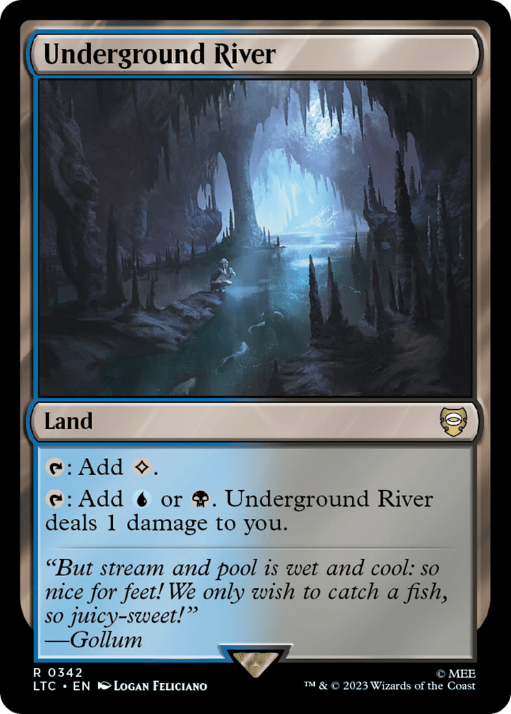 Underground River [The Lord of the Rings: Tales of Middle-Earth Commander] MTG Single Magic: The Gathering  | Multizone: Comics And Games