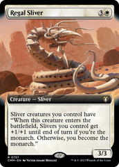 Regal Sliver (Extended Art) [Commander Masters] | Multizone: Comics And Games