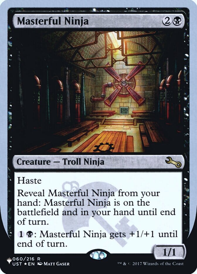 Masterful Ninja (Unfinity Foil Edition) [The List] MTG Single Magic: The Gathering  | Multizone: Comics And Games