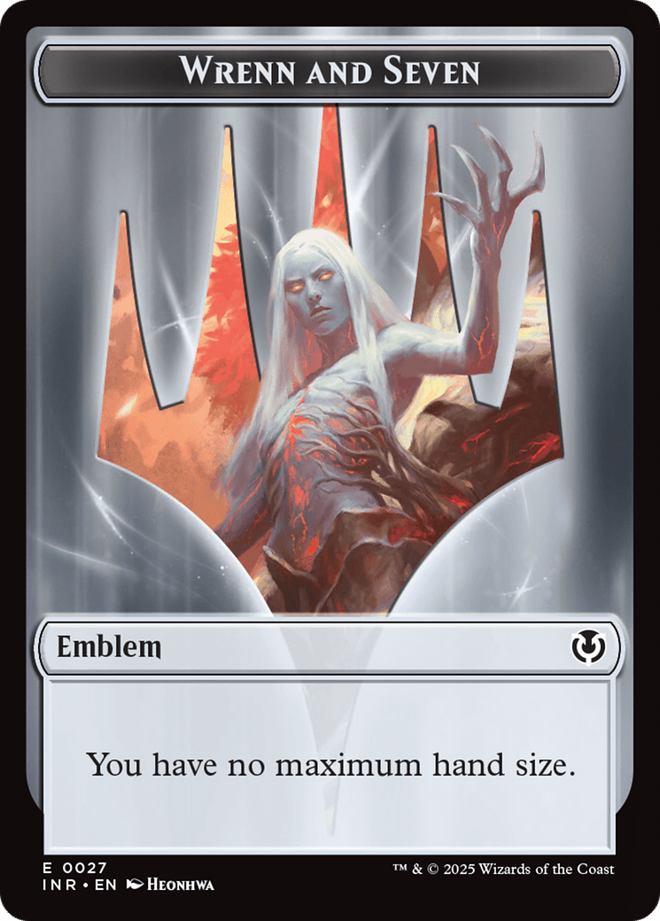 Treefolk // Emblem - Wrenn and Seven Double-Sided Token [Innistrad Remastered Tokens] MTG Single Magic: The Gathering  | Multizone: Comics And Games