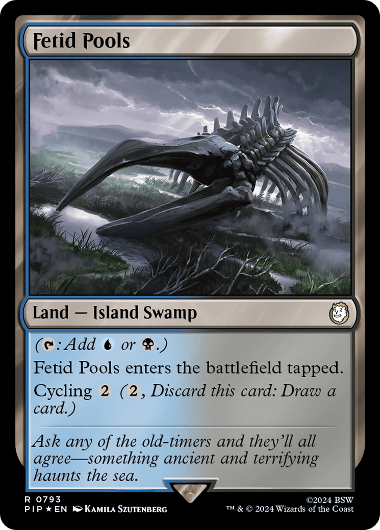 Fetid Pools (Surge Foil) [Fallout] MTG Single Magic: The Gathering  | Multizone: Comics And Games