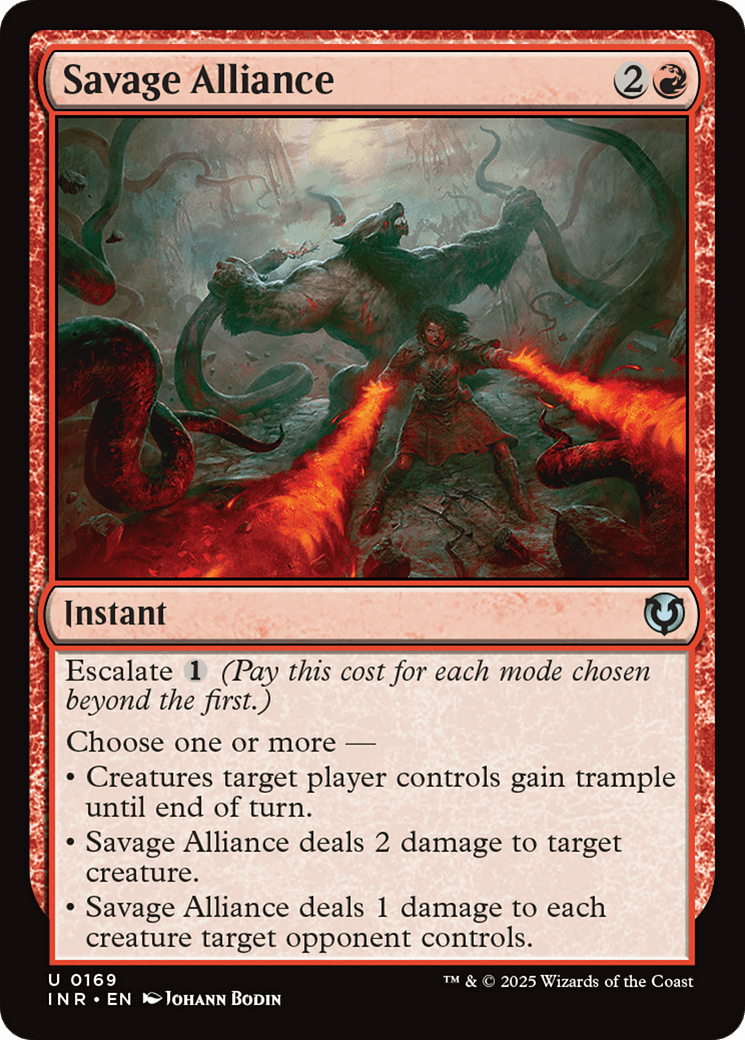 Savage Alliance [Innistrad Remastered] MTG Single Magic: The Gathering  | Multizone: Comics And Games
