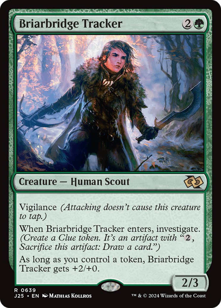 Briarbridge Tracker [Foundations Jumpstart] MTG Single Magic: The Gathering  | Multizone: Comics And Games