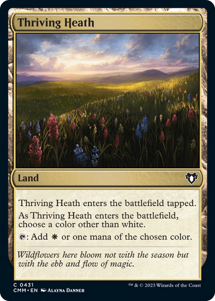 Thriving Heath [Commander Masters] MTG Single Magic: The Gathering  | Multizone: Comics And Games