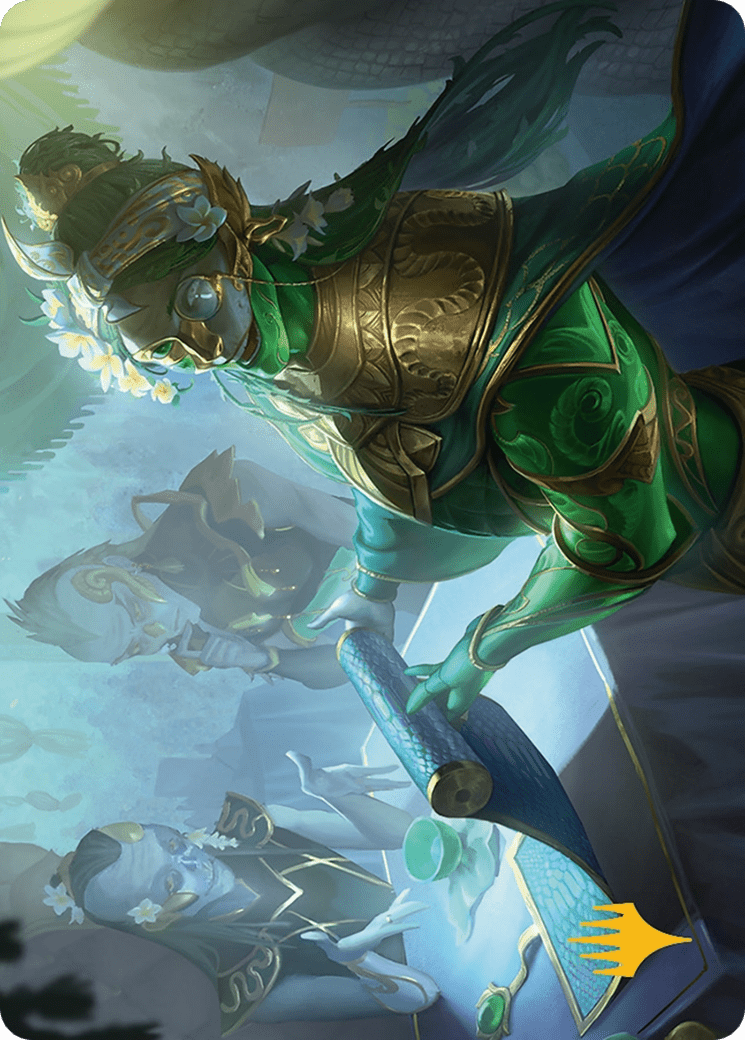 Sibsig Appraiser Art Card (8/54) [Tarkir: Dragonstorm Art Series] MTG Single Magic: The Gathering  | Multizone: Comics And Games