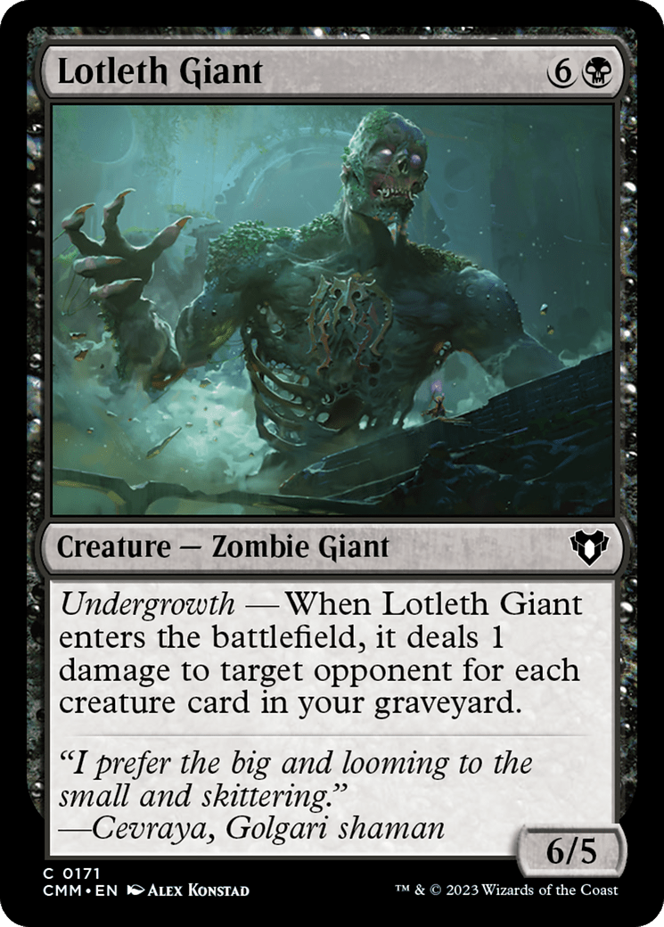 Lotleth Giant [Commander Masters] | Multizone: Comics And Games