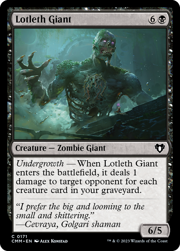 Lotleth Giant [Commander Masters] MTG Single Magic: The Gathering  | Multizone: Comics And Games