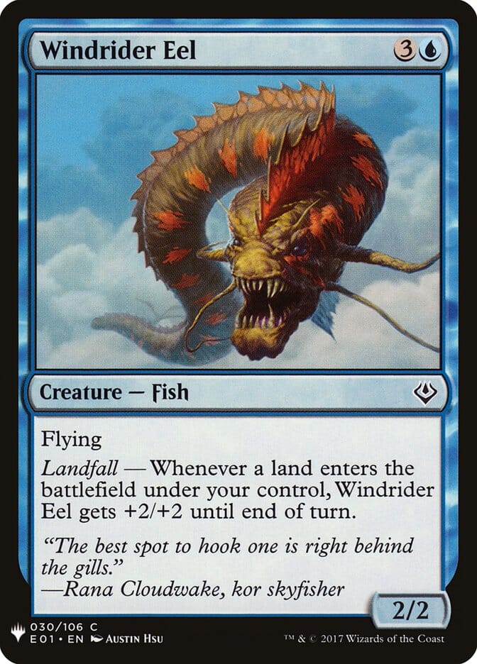 Windrider Eel [Mystery Booster] MTG Single Magic: The Gathering  | Multizone: Comics And Games