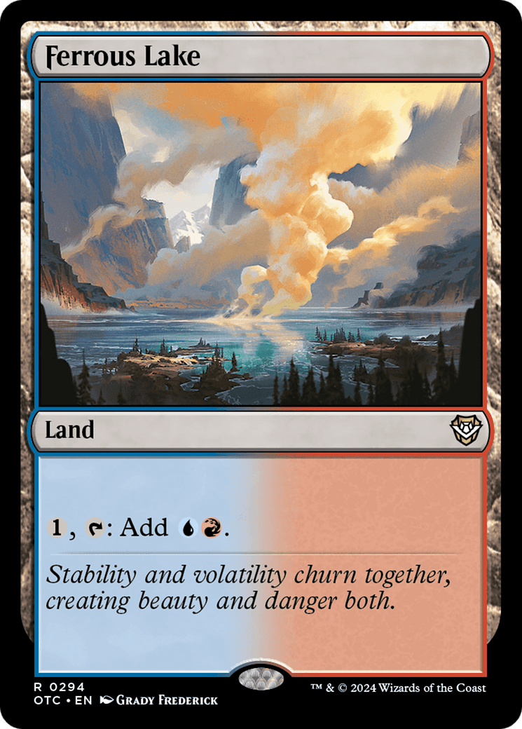 Ferrous Lake [Outlaws of Thunder Junction Commander] MTG Single Magic: The Gathering  | Multizone: Comics And Games