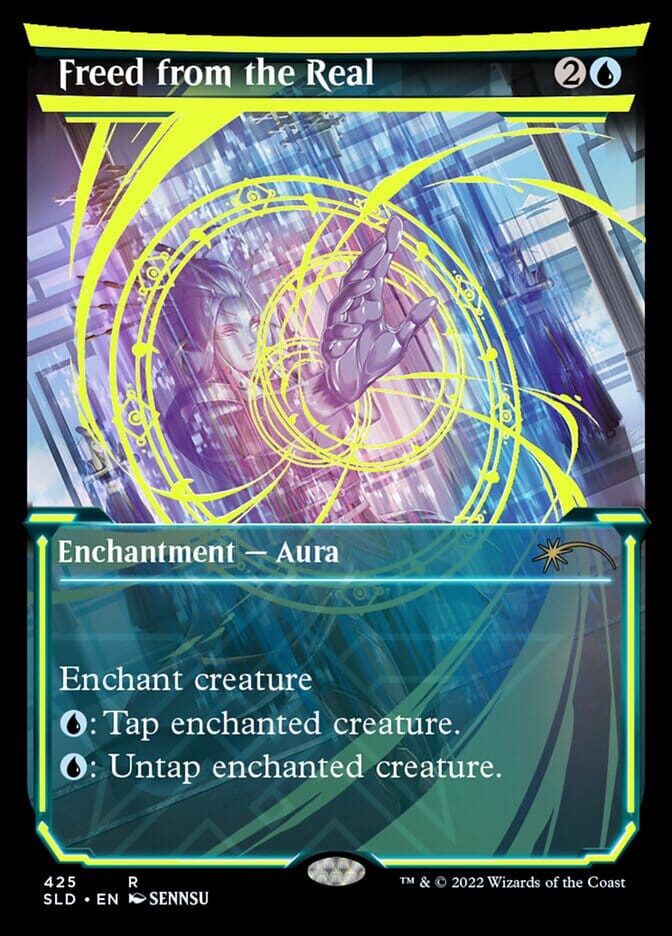 Freed from the Real (Neon Ink Yellow) [Secret Lair Drop Series] MTG Single Magic: The Gathering  | Multizone: Comics And Games