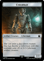 Soldier // Cyberman Double-Sided Token [Doctor Who Tokens] MTG Single Magic: The Gathering  | Multizone: Comics And Games