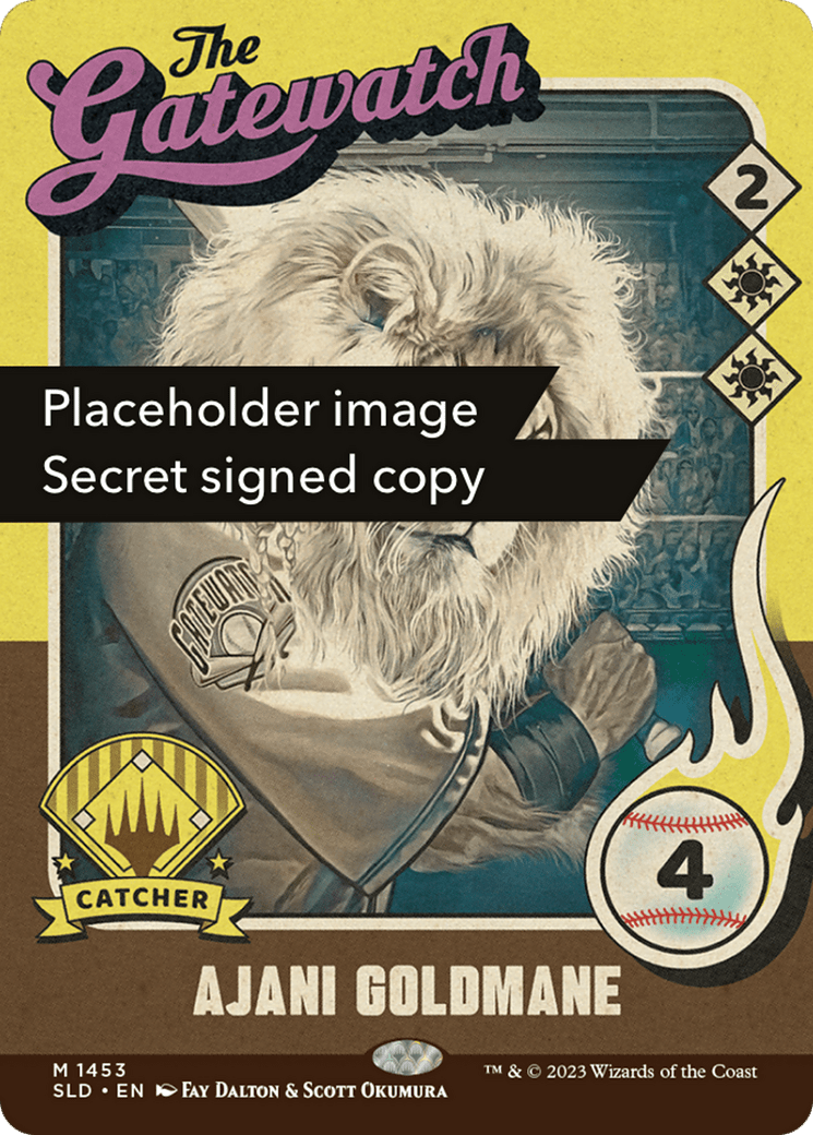 Ajani Goldmane (745) (Autographed) [Secret Lair Drop Series] MTG Single Magic: The Gathering  | Multizone: Comics And Games