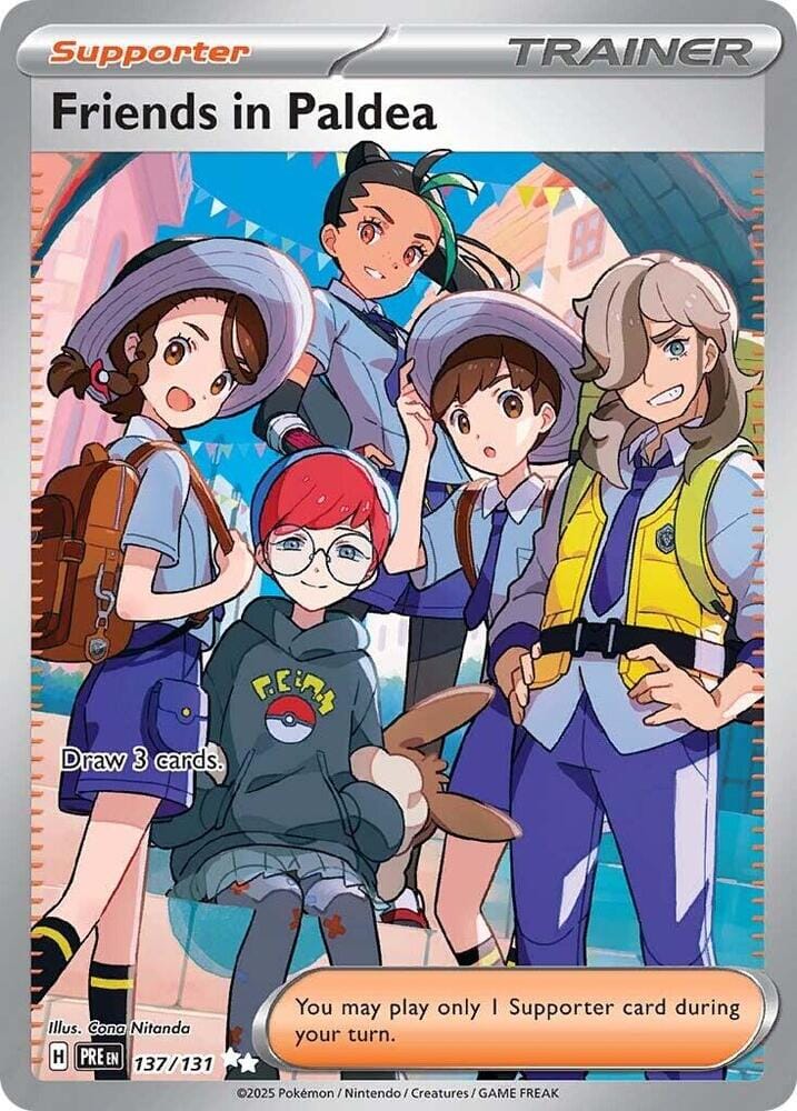 Friends in Paldea (137/131) [Scarlet & Violet: Prismatic Evolutions] Pokemon Single Pokémon  | Multizone: Comics And Games