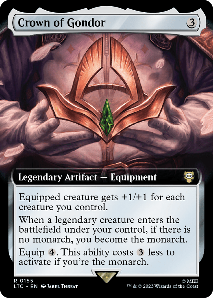 Crown of Gondor (Extended Art) [The Lord of the Rings: Tales of Middle-Earth Commander] MTG Single Magic: The Gathering  | Multizone: Comics And Games