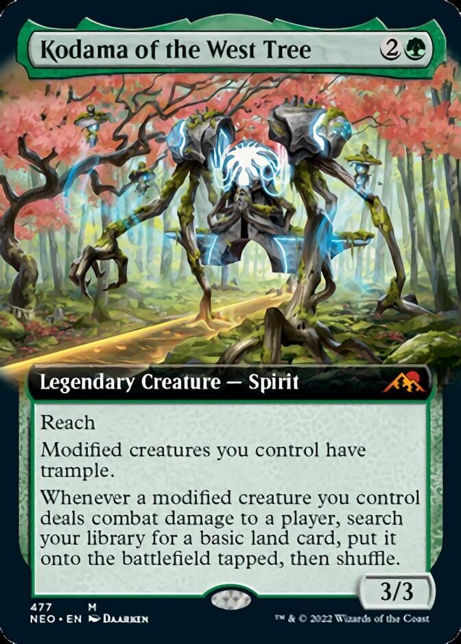 Kodama of the West Tree (Extended Art) [Kamigawa: Neon Dynasty] MTG Single Magic: The Gathering  | Multizone: Comics And Games