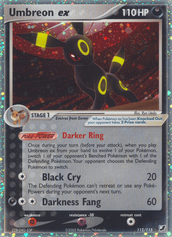 Umbreon ex (112/115) [EX: Unseen Forces] Pokemon Single Pokémon  | Multizone: Comics And Games