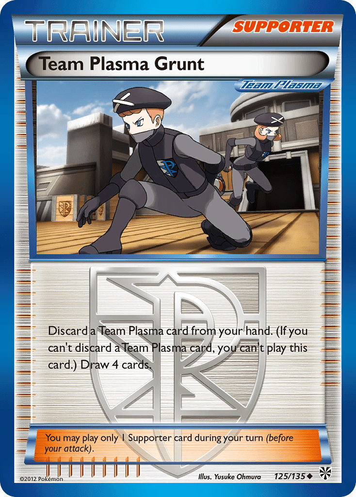 Team Plasma Grunt (125/135) [Black & White: Plasma Storm] Pokemon Single Pokémon  | Multizone: Comics And Games