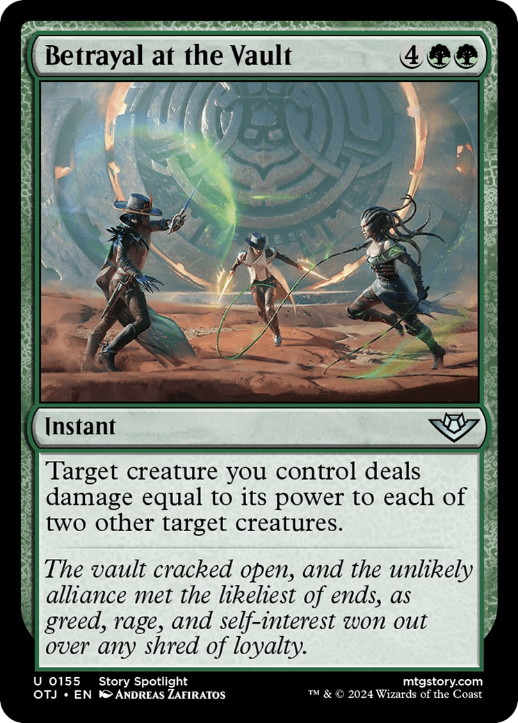 Betrayal at the Vault [Outlaws of Thunder Junction] MTG Single Magic: The Gathering  | Multizone: Comics And Games