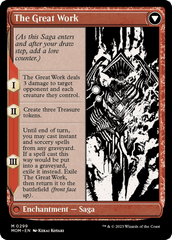Urabrask // The Great Work (Showcase Planar Booster Fun) [March of the Machine] MTG Single Magic: The Gathering  | Multizone: Comics And Games