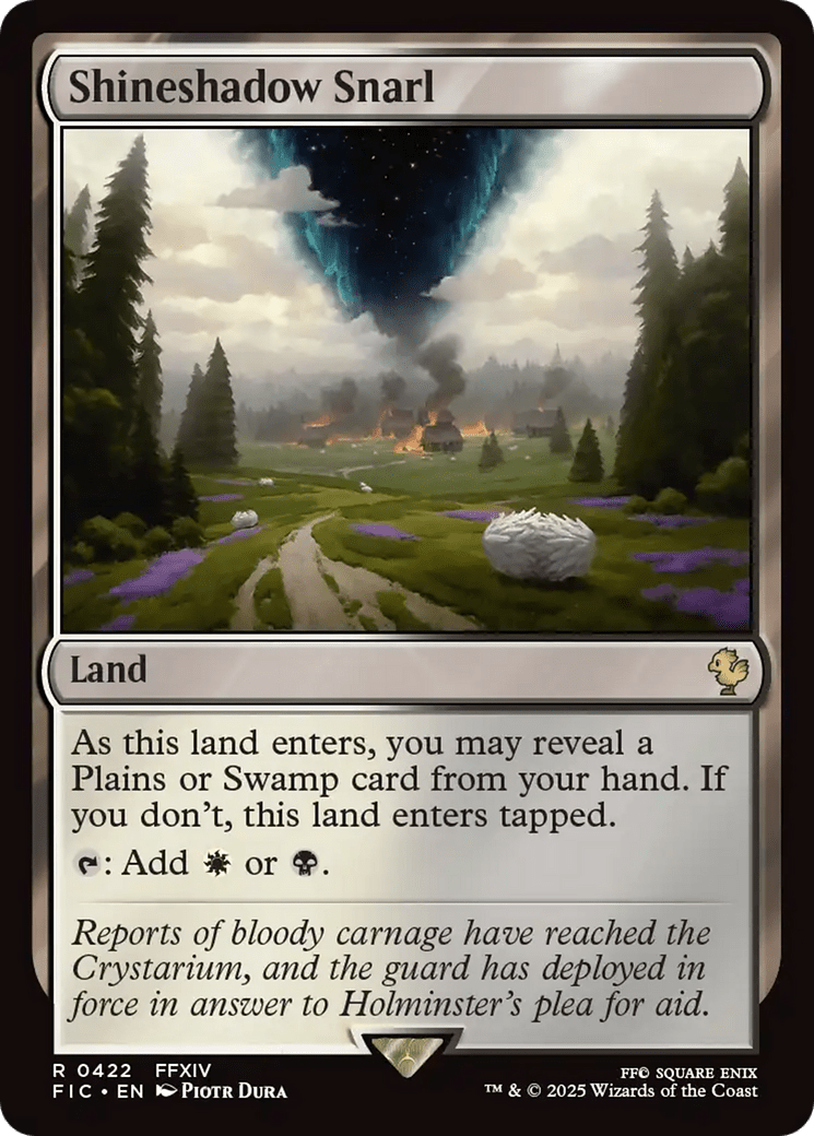 Shineshadow Snarl [FINAL FANTASY Commander] MTG Single Magic: The Gathering  | Multizone: Comics And Games