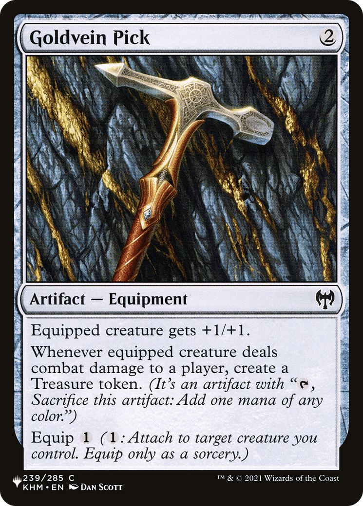 Goldvein Pick [The List] MTG Single Magic: The Gathering  | Multizone: Comics And Games