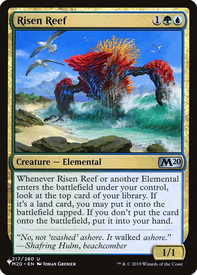 Risen Reef [The List] MTG Single Magic: The Gathering  | Multizone: Comics And Games