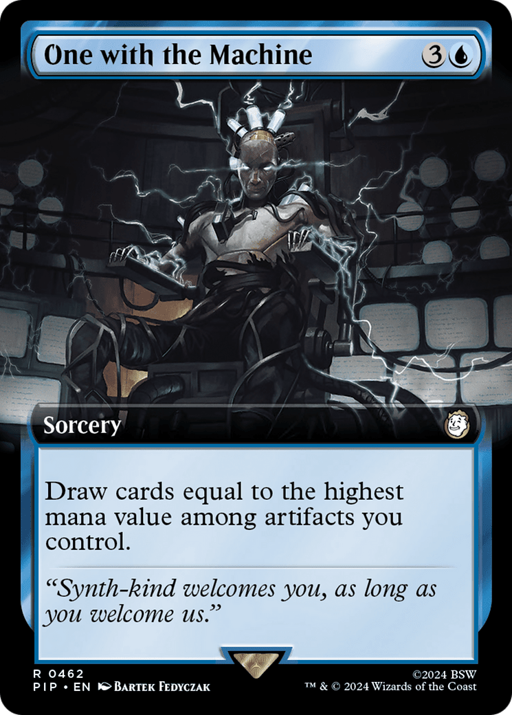 One with the Machine (Extended Art) [Fallout] MTG Single Magic: The Gathering  | Multizone: Comics And Games