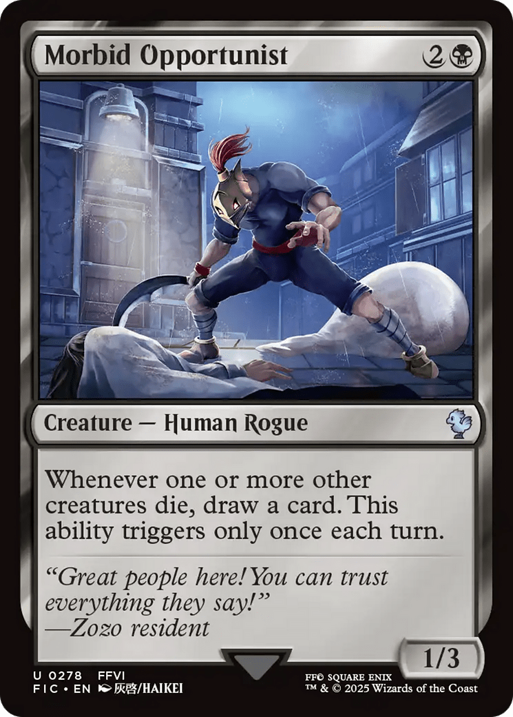 Morbid Opportunist [FINAL FANTASY Commander] MTG Single Magic: The Gathering  | Multizone: Comics And Games
