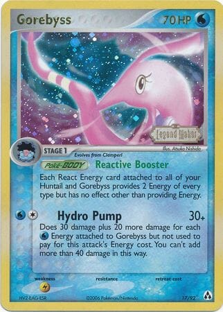 Gorebyss (17/92) (Stamped) [EX: Legend Maker] Pokemon Single Pokémon  | Multizone: Comics And Games