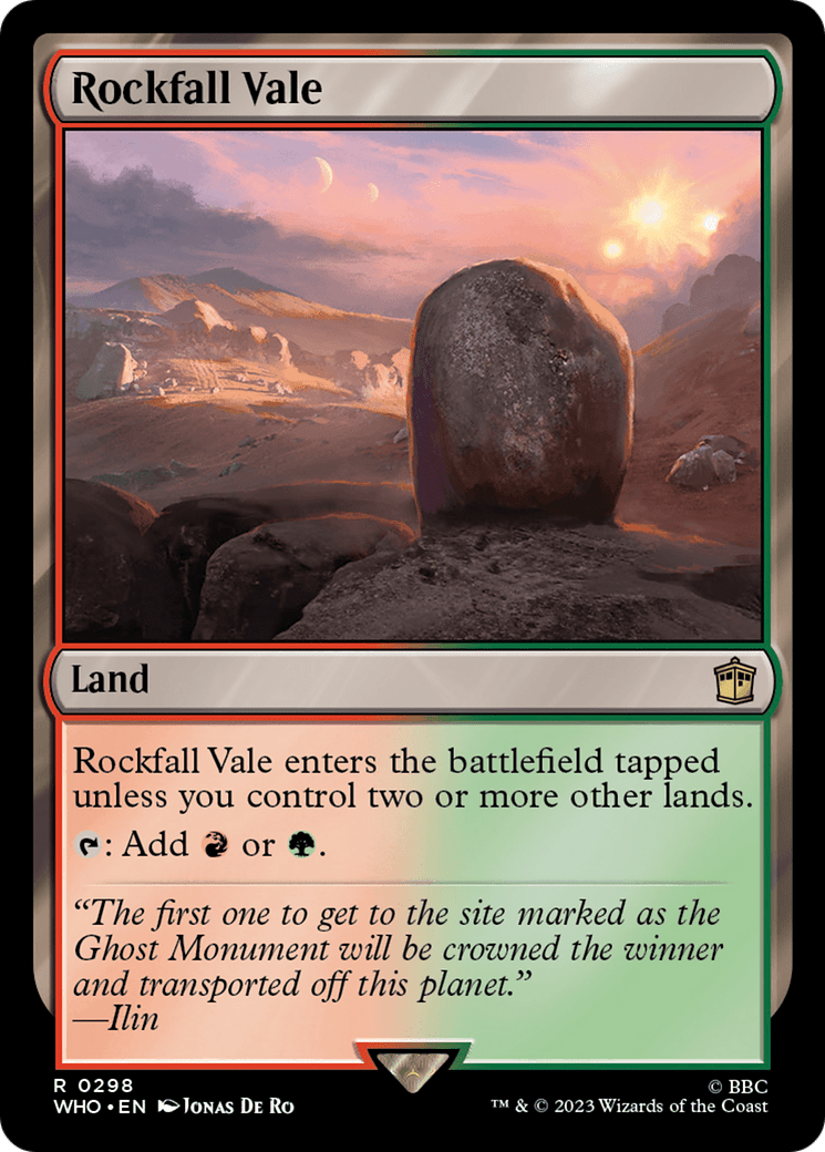 Rockfall Vale [Doctor Who] MTG Single Magic: The Gathering  | Multizone: Comics And Games