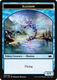 Illusion (005) // Elephant (012) Double-Sided Token [Modern Horizons Tokens] MTG Single Magic: The Gathering  | Multizone: Comics And Games