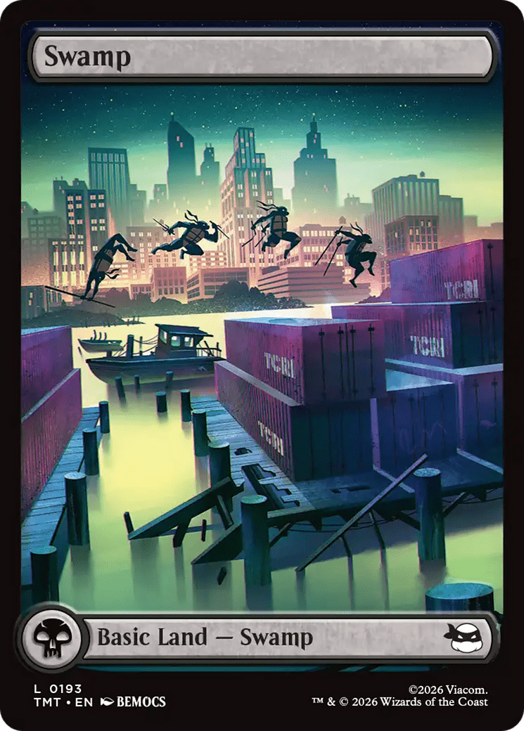 Swamp (0193) [Teenage Mutant Ninja Turtles] MTG Single Magic: The Gathering  | Multizone: Comics And Games