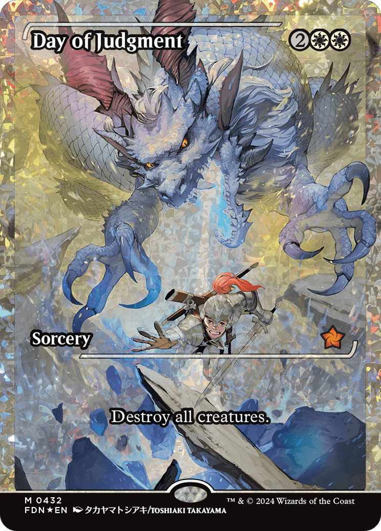 Day of Judgment (Showcase) (Fracture Foil) [Foundations] MTG Single Magic: The Gathering  | Multizone: Comics And Games