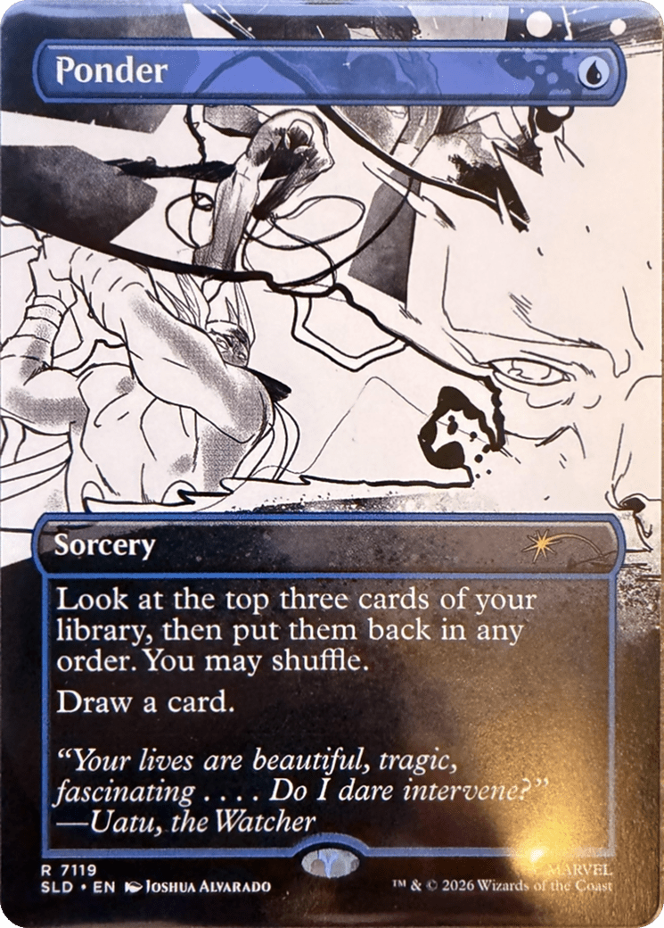 Ponder (7119) [Secret Lair Drop Series] MTG Single Magic: The Gathering  | Multizone: Comics And Games